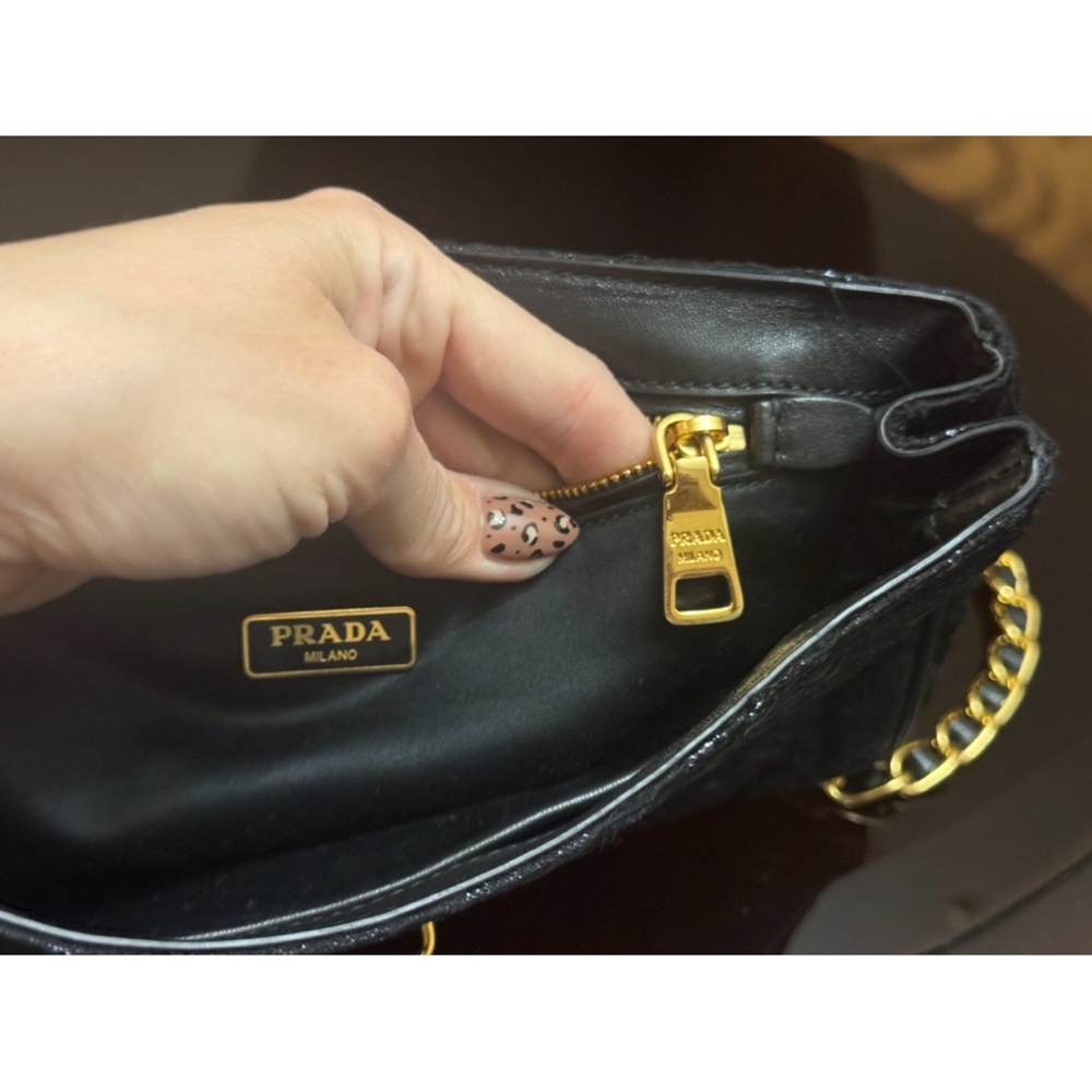 Prada Black Clutch and Crossbody Handbag - Picture 11 of 13